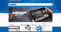 Desktop Screenshot of eurotramp.com