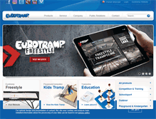 Tablet Screenshot of eurotramp.com